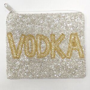 VODKA Beaded Coin Purse